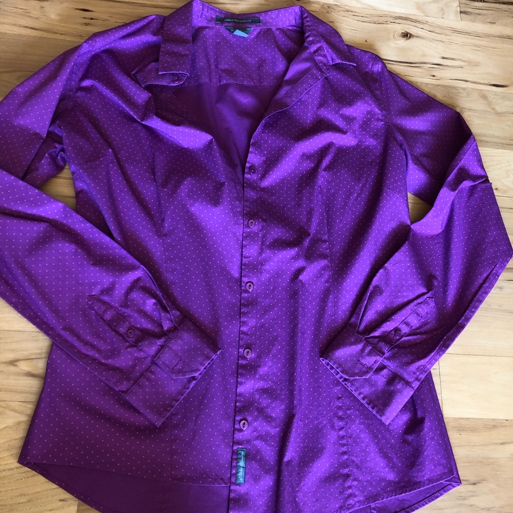 Wrinkle free (but not in photo) Purple shirt